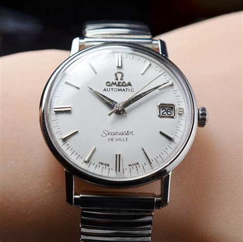 vintage omega automatic watches|vintage stainless steel omega automatic.